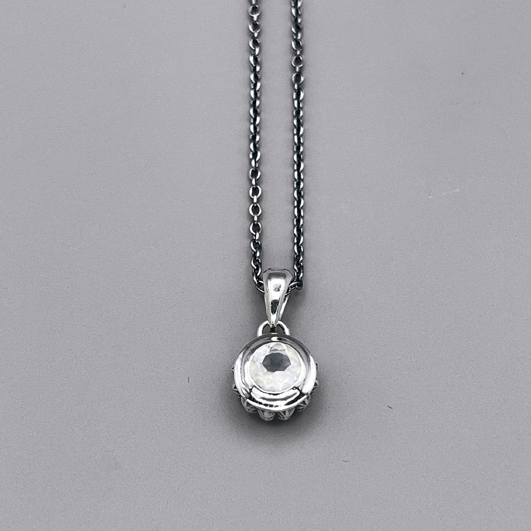TRIPLE X STUDS SOLITAIRE BIRTHDAY 5mm STONE PENDANT / XP-214MS