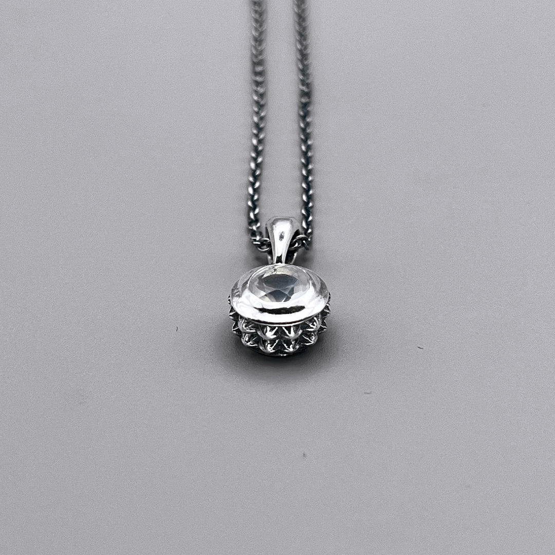TRIPLE X STUDS SOLITAIRE BIRTHDAY 5mm STONE PENDANT / XP-214MS