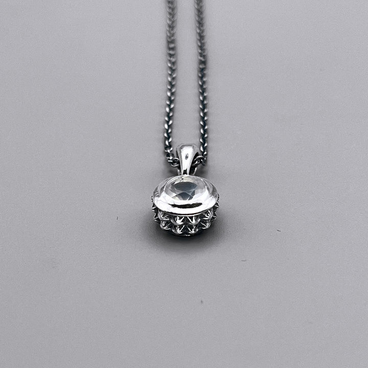 TRIPLE X STUDS SOLITAIRE BIRTHDAY 5mm STONE PENDANT / XP-214MS