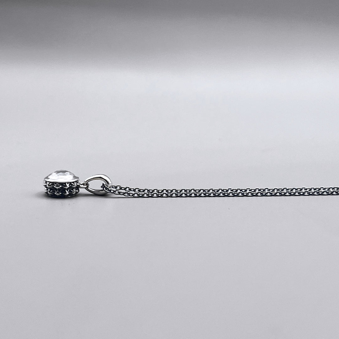 TRIPLE X STUDS SOLITAIRE BIRTHDAY 5mm STONE PENDANT / XP-214MS