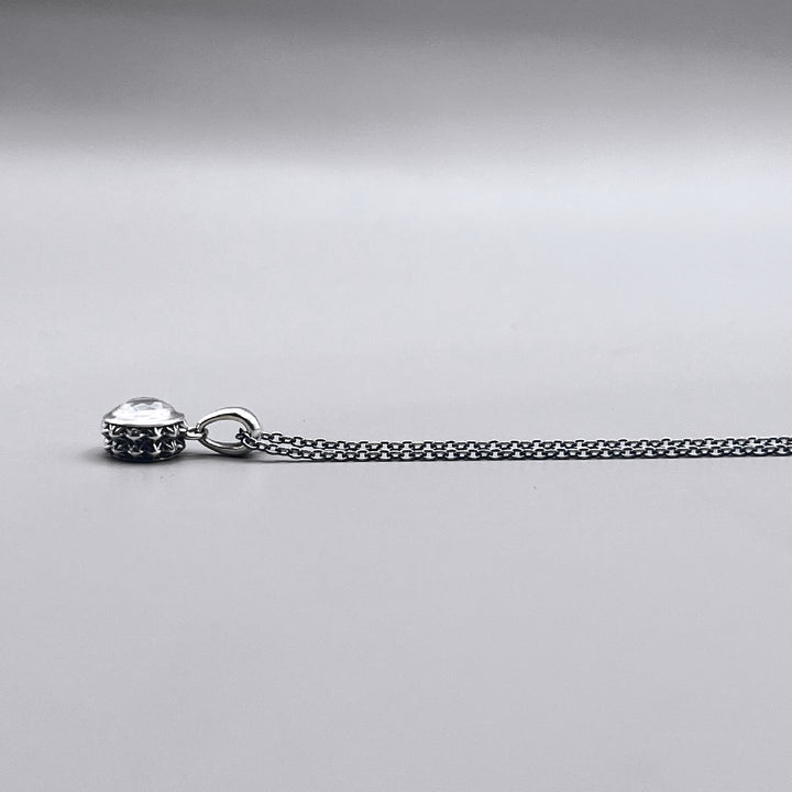 TRIPLE X STUDS SOLITAIRE BIRTHDAY 5mm STONE PENDANT / XP-214MS