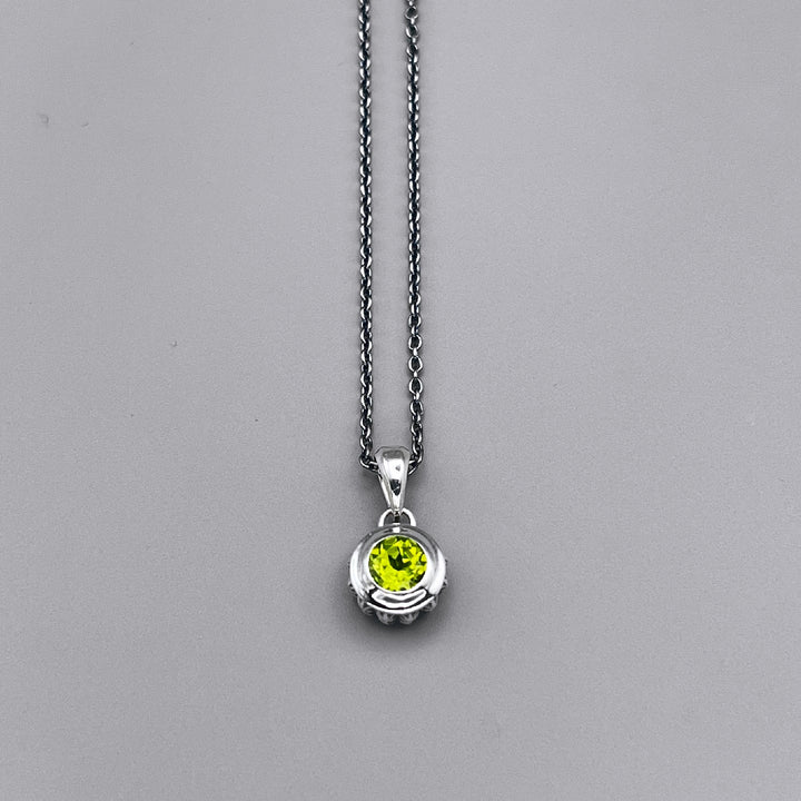 TRIPLE X STUDS SOLITAIRE BIRTHDAY 5mm STONE PENDANT / XP-214PD