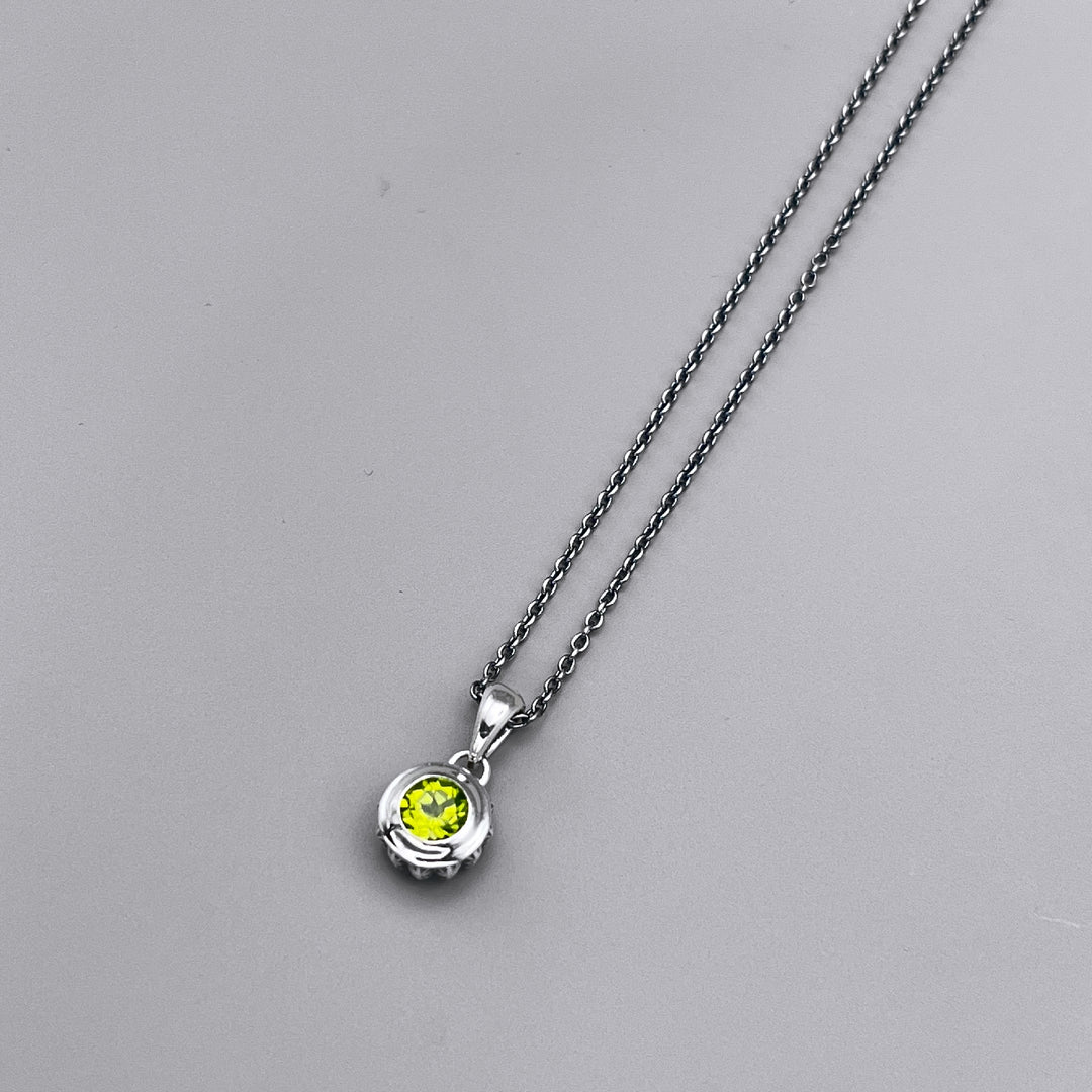 TRIPLE X STUDS SOLITAIRE BIRTHDAY 5mm STONE PENDANT / XP-214PD