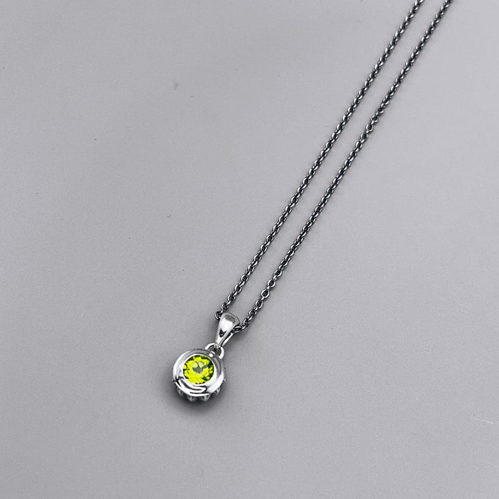 TRIPLE X STUDS SOLITAIRE BIRTHDAY 5mm STONE PENDANT / XP-214PD