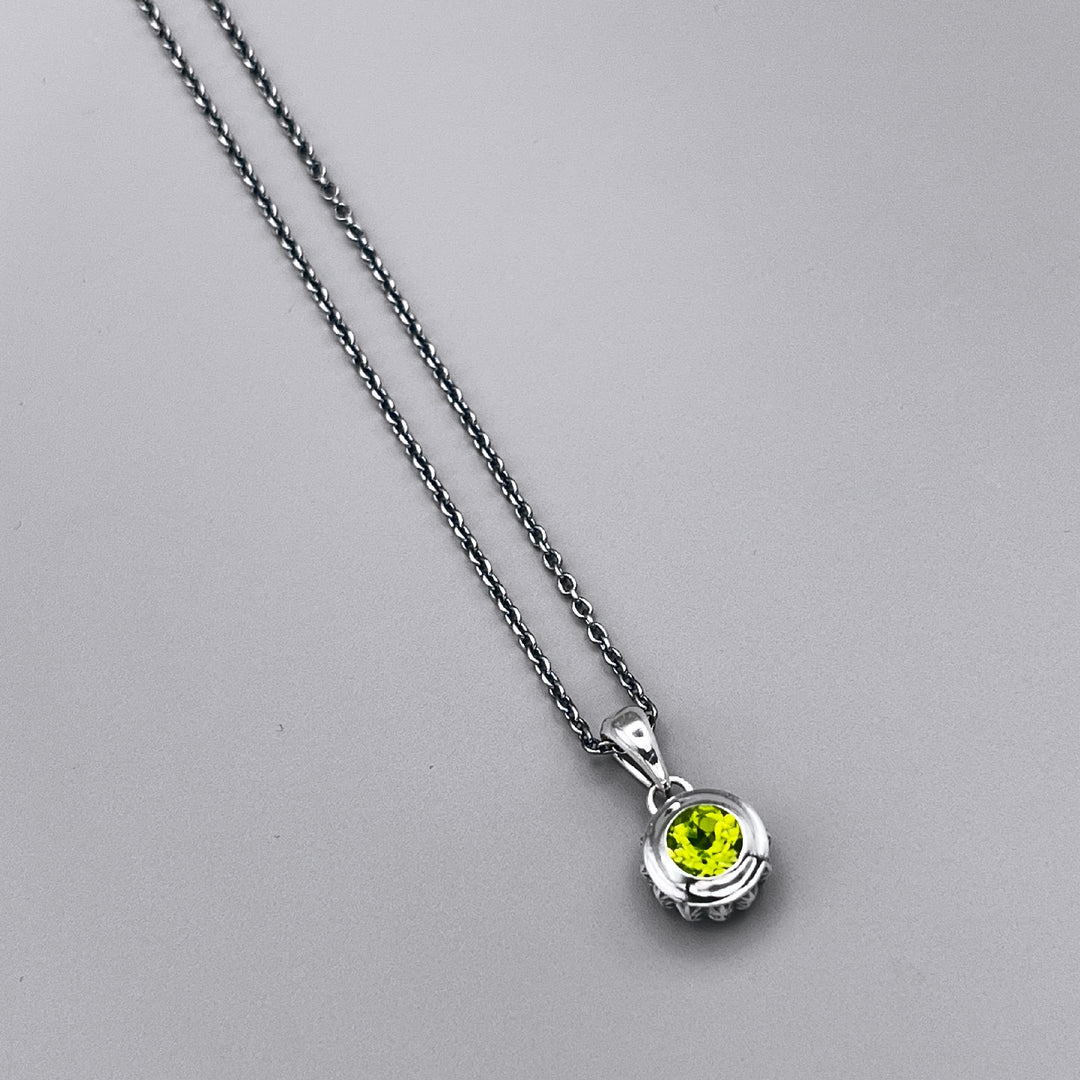 TRIPLE X STUDS SOLITAIRE BIRTHDAY 5mm STONE PENDANT / XP-214PD