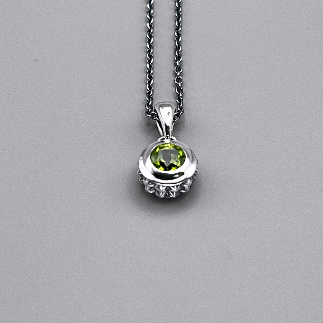 TRIPLE X STUDS SOLITAIRE BIRTHDAY 5mm STONE PENDANT / XP-214PD
