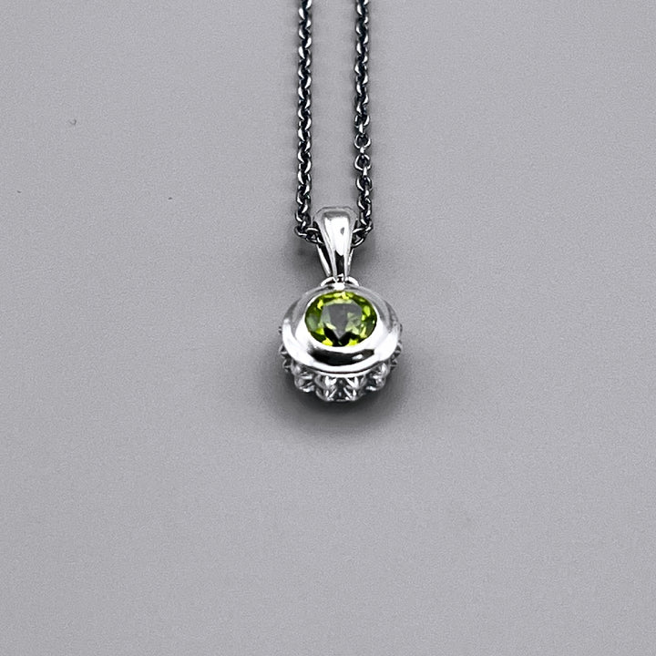 TRIPLE X STUDS SOLITAIRE BIRTHDAY 5mm STONE PENDANT / XP-214PD