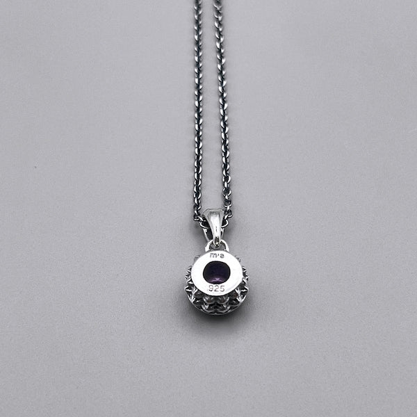 TRIPLE X STUDS SOLITAIRE BIRTHDAY 5mm STONE PENDANT