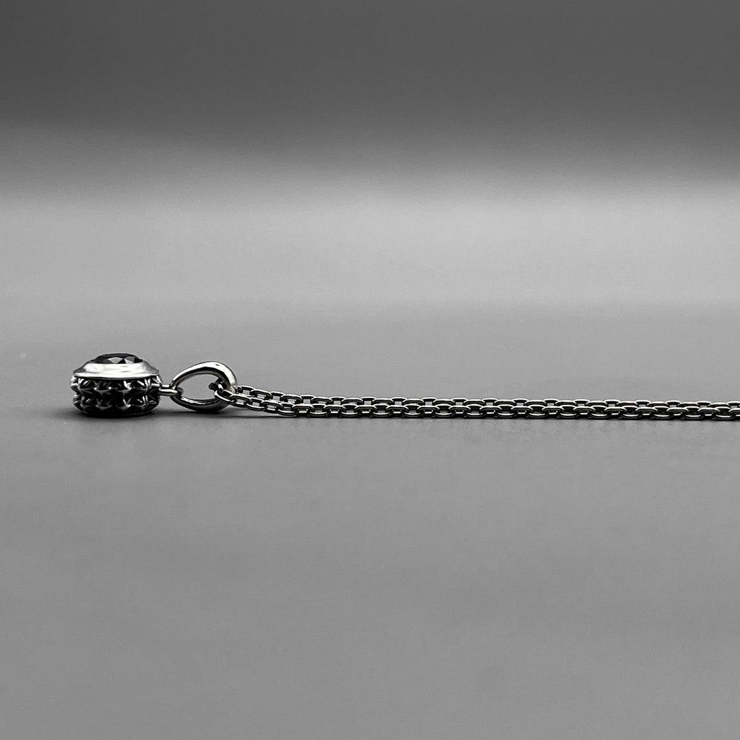TRIPLE X STUDS SOLITAIRE BIRTHDAY 5mm STONE PENDANT / XP-214SAG
