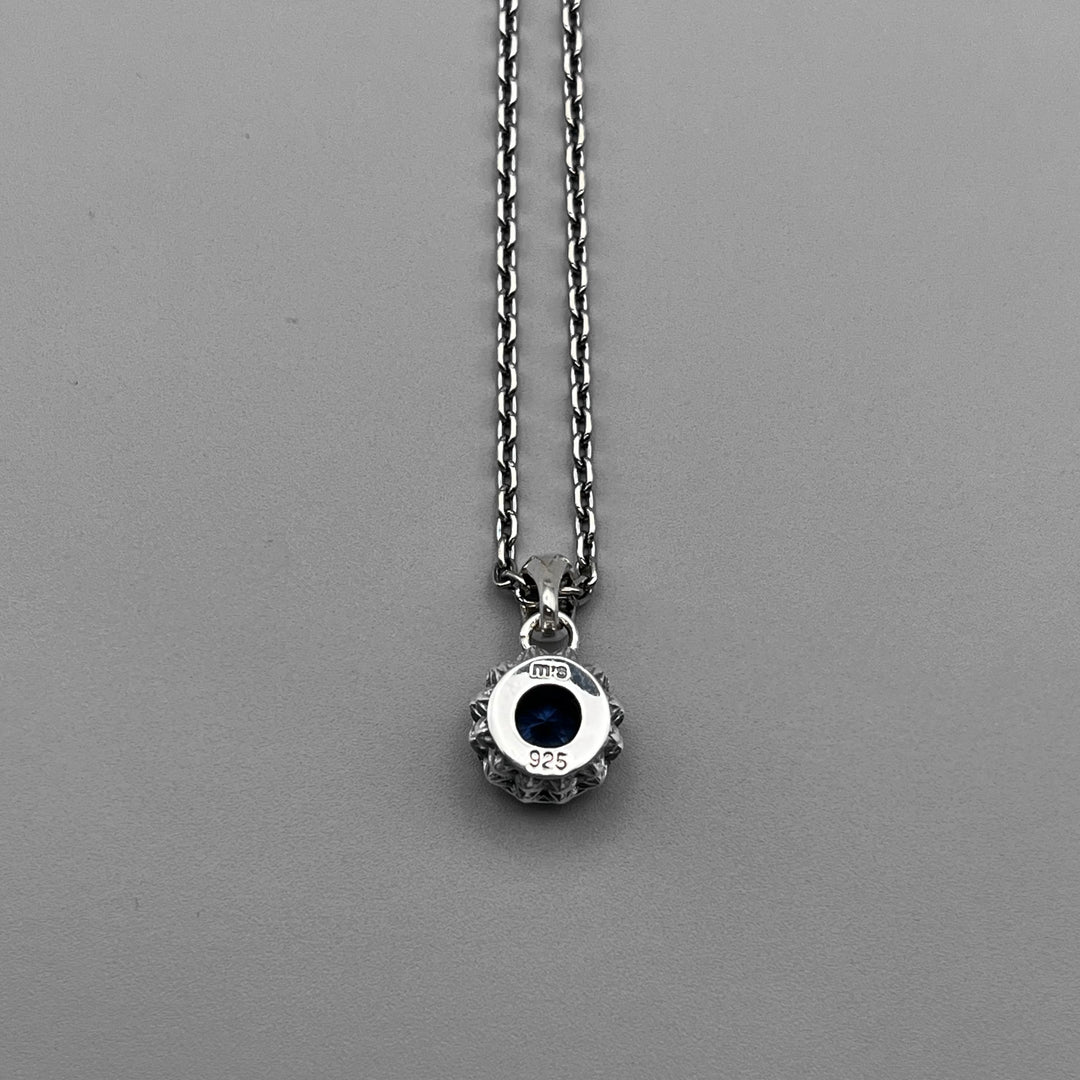 TRIPLE X STUDS SOLITAIRE BIRTHDAY 5mm STONE PENDANT / XP-214SAG