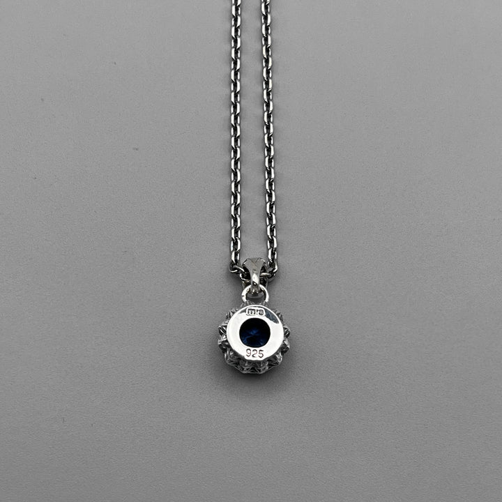 TRIPLE X STUDS SOLITAIRE BIRTHDAY 5mm STONE PENDANT / XP-214SAG