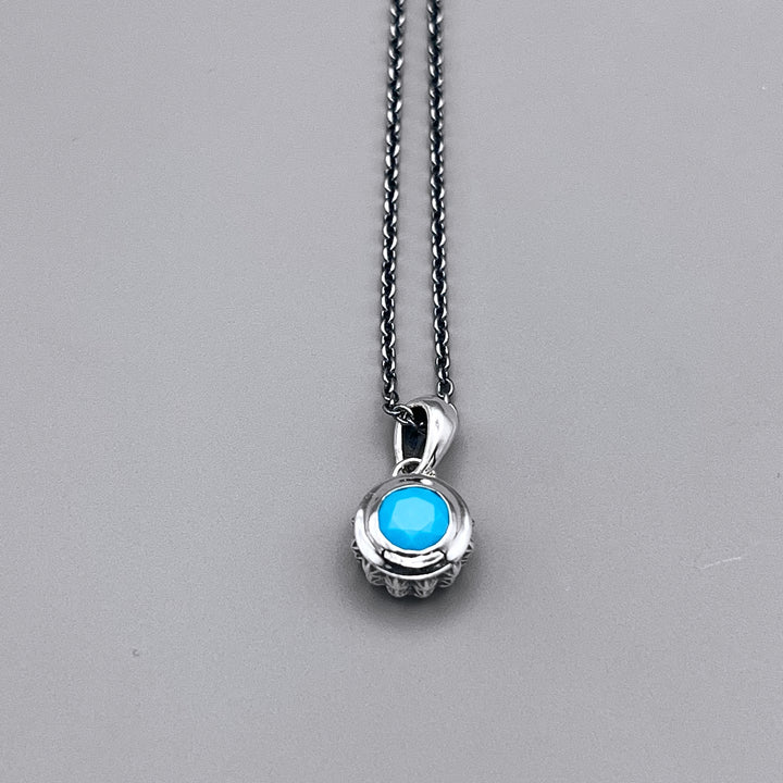 TRIPLE X STUDS SOLITAIRE BIRTHDAY 5mm STONE PENDANT / XP-214TQ