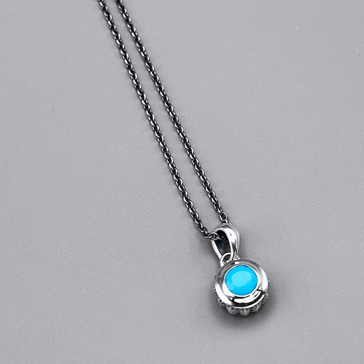 TRIPLE X STUDS SOLITAIRE BIRTHDAY 5mm STONE PENDANT / XP-214TQ