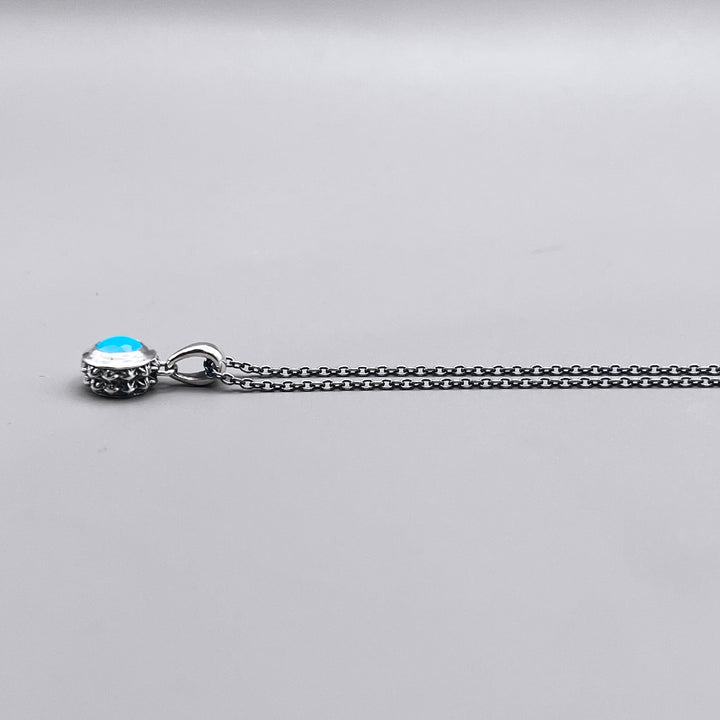 TRIPLE X STUDS SOLITAIRE BIRTHDAY 5mm STONE PENDANT / XP-214TQ
