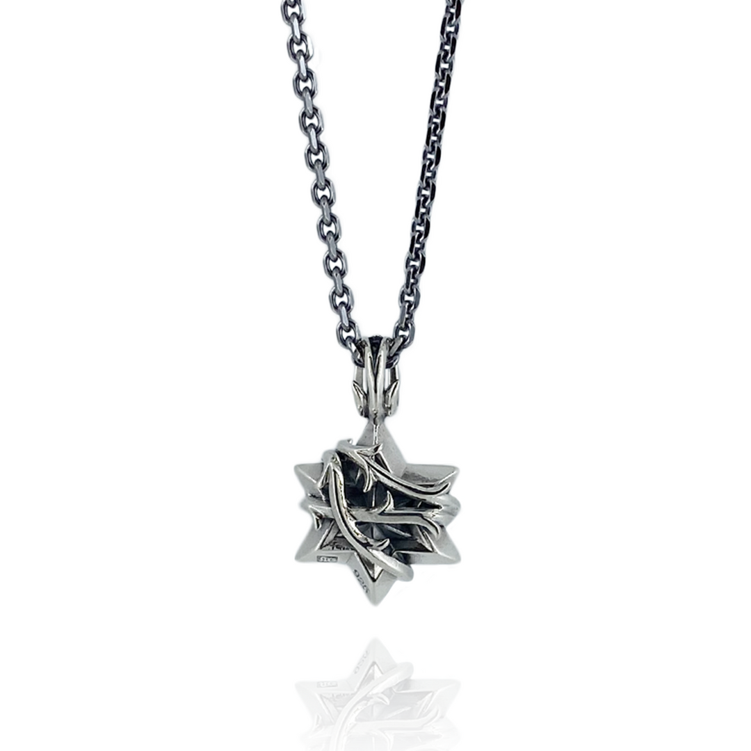 THORN HEXAGRAM PENDANT M