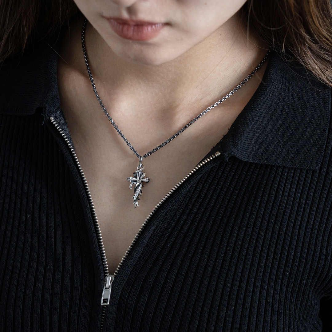 CROSS PENDANT MELEE M SIZE / XP-233