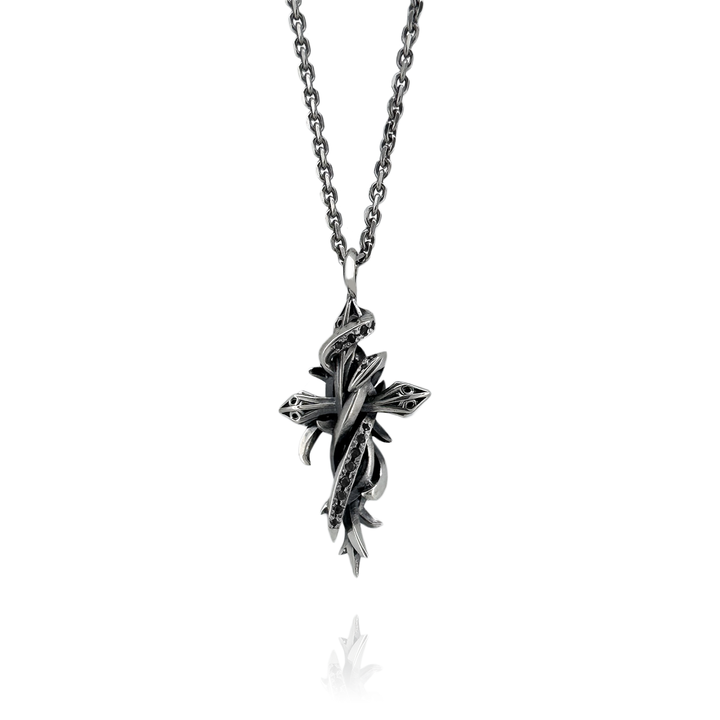 CROSS PENDANT MELEE M SIZE