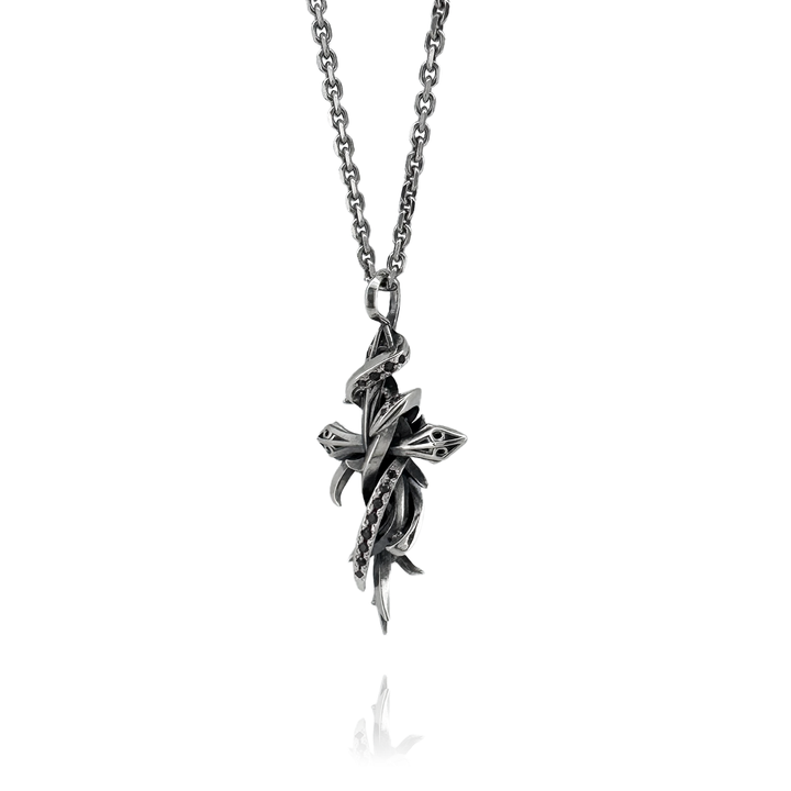 CROSS PENDANT MELEE M SIZE