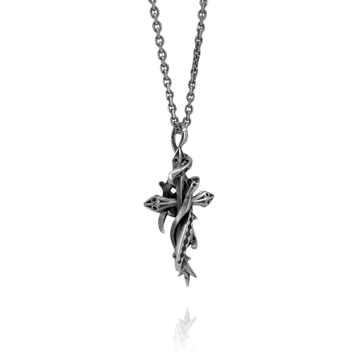 CROSS PENDANT MELEE M SIZE