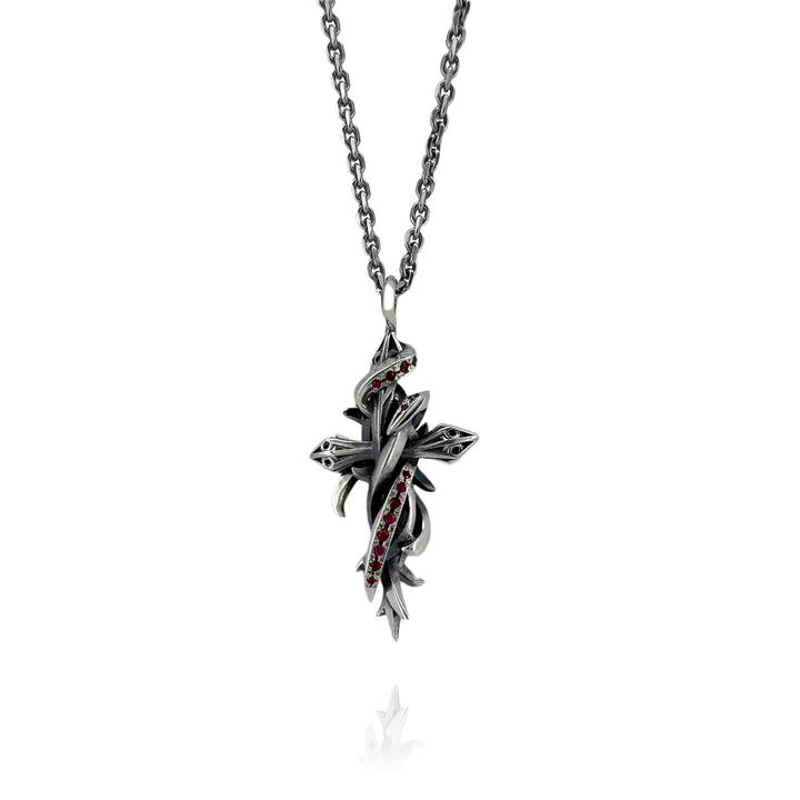 CROSS PENDANT MELEE M SIZE