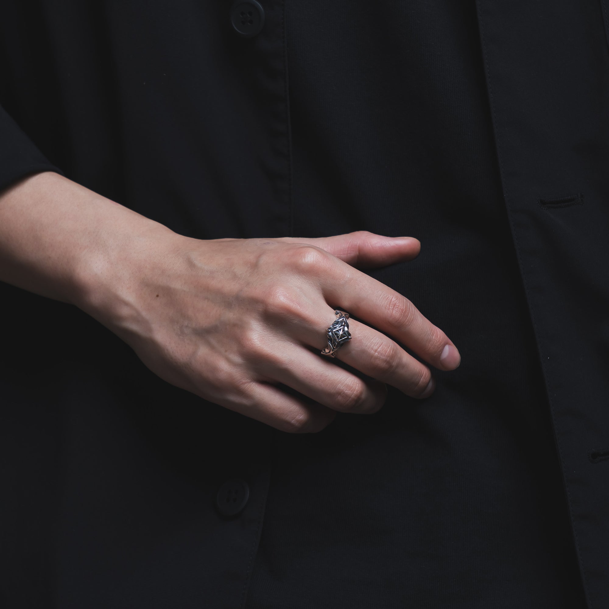 【M's shop 】 ゴールド リング K18 カラーゴールドリング〕K18 リング シャンパンゴールド (幅約3.5mm