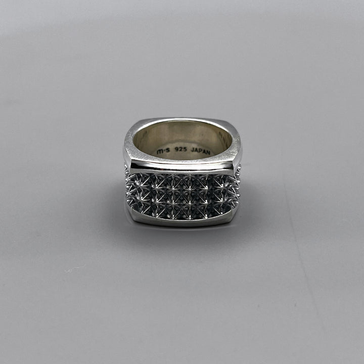 TRIPLE X STUDS SQUARE RING / XR-047