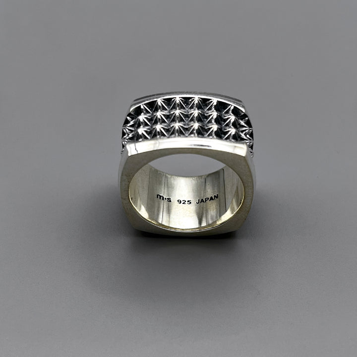 TRIPLE X STUDS SQUARE RING / XR-047