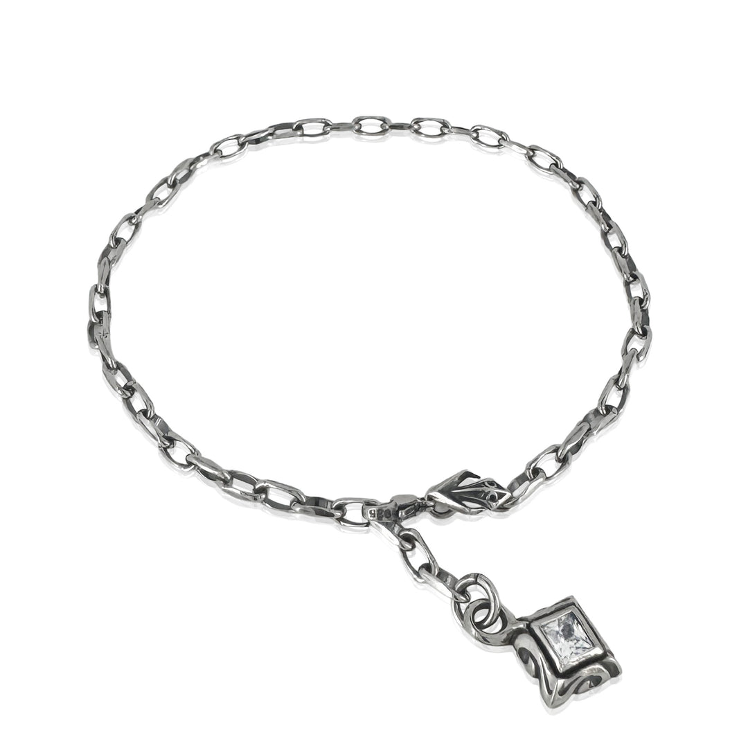 URBAN TRIBAL SQUARE CHAIN ANKLET & BRACELET / XX-009