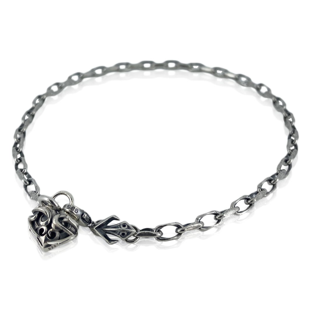 THORN HEART CHAIN ​​ANKLET &amp; BRACELET / XX-027