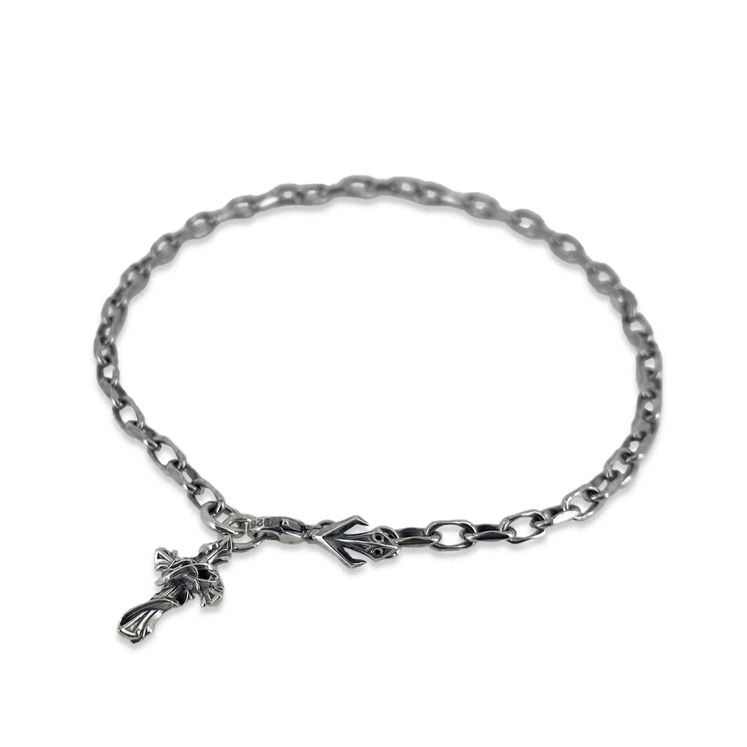 THORN CROSS CHAIN ​​ANKLET &amp; BRACELET / XX-028