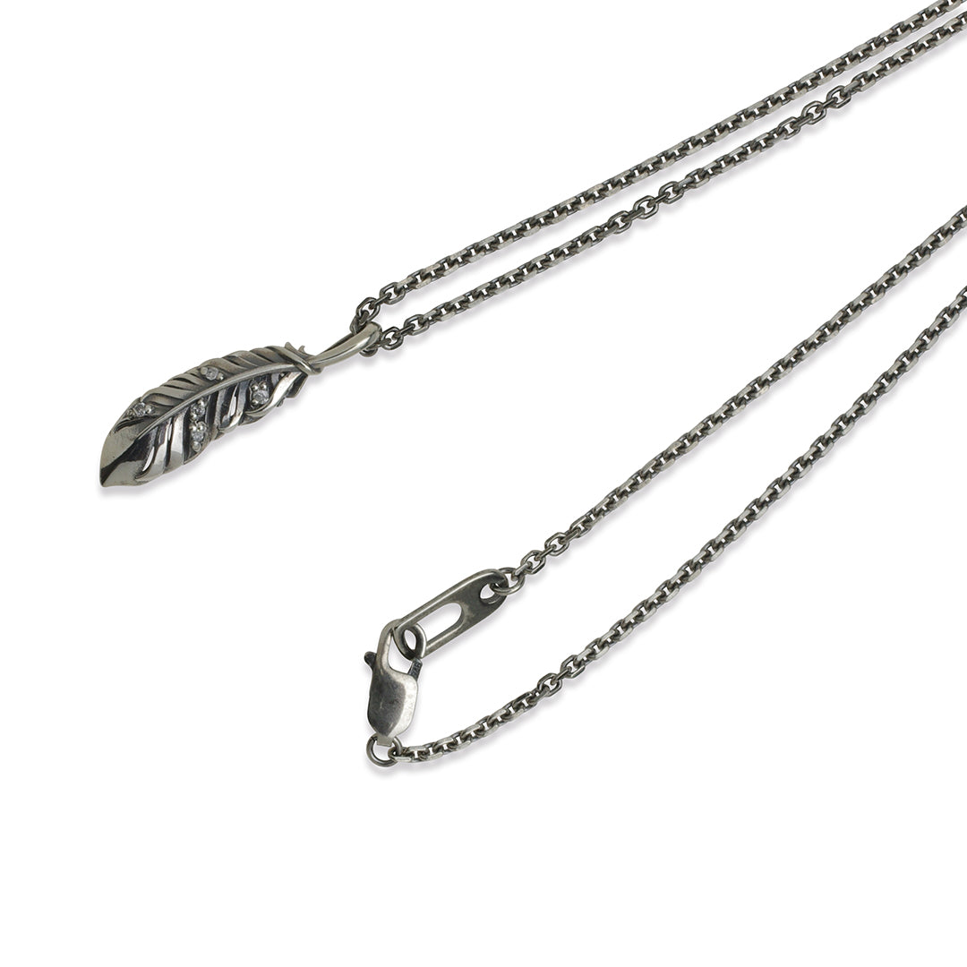 INTELLECTUAL FEATHER DIAMOND PENDANT S / XP-126