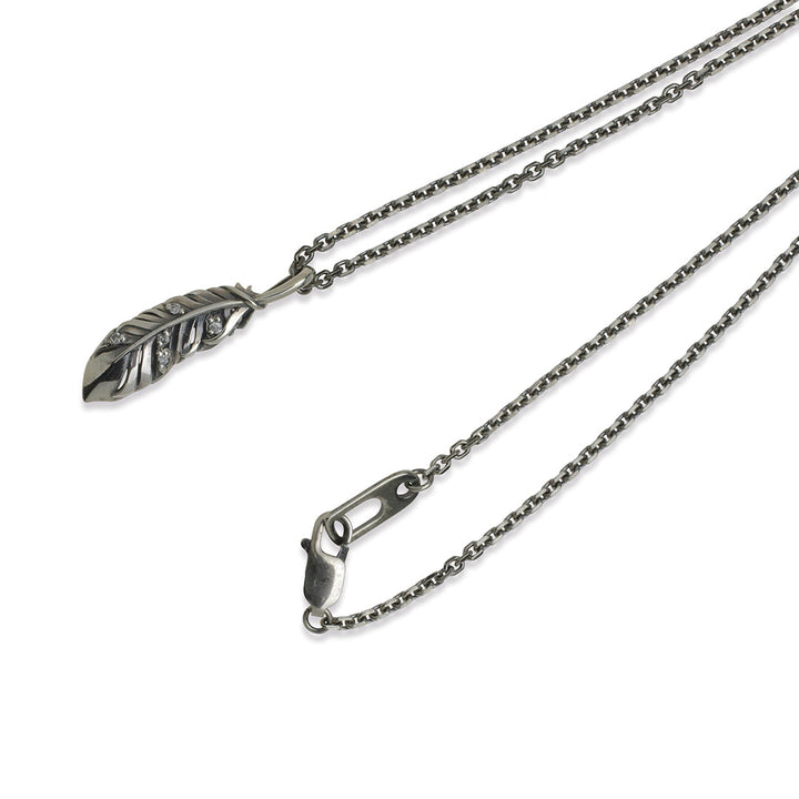 INTELLECTUAL FEATHER DIAMOND PENDANT S / XP-126