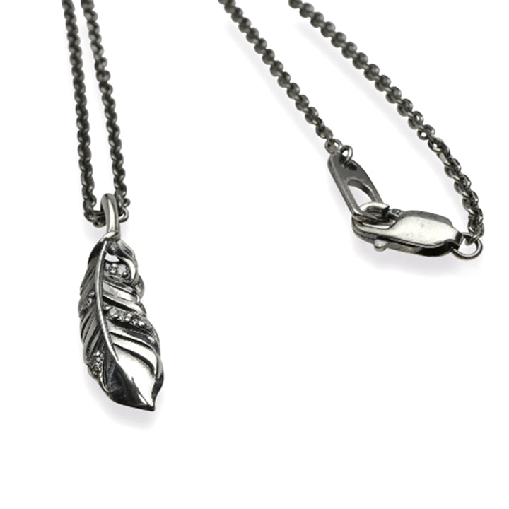 INTELLECTUAL FEATHER DIAMOND PENDANT S / XP-126