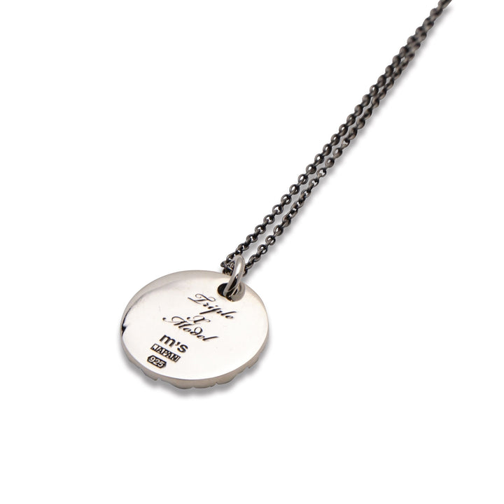 TRIPLE X STUDS COIN MELEE PENDANT