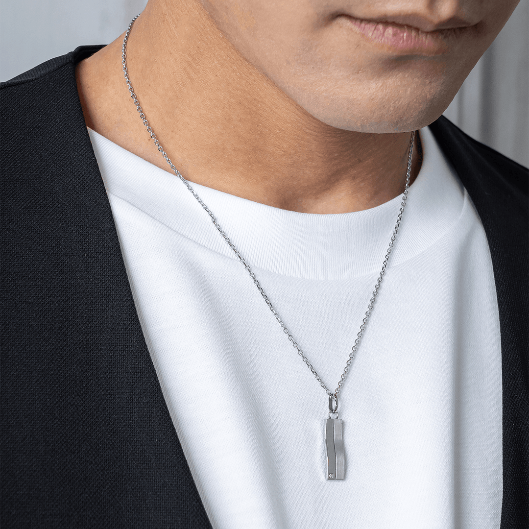 カーブプレートネックレス / BSN-174 – BLESS カーブプレートネックレス / BSN-174 – BLESS