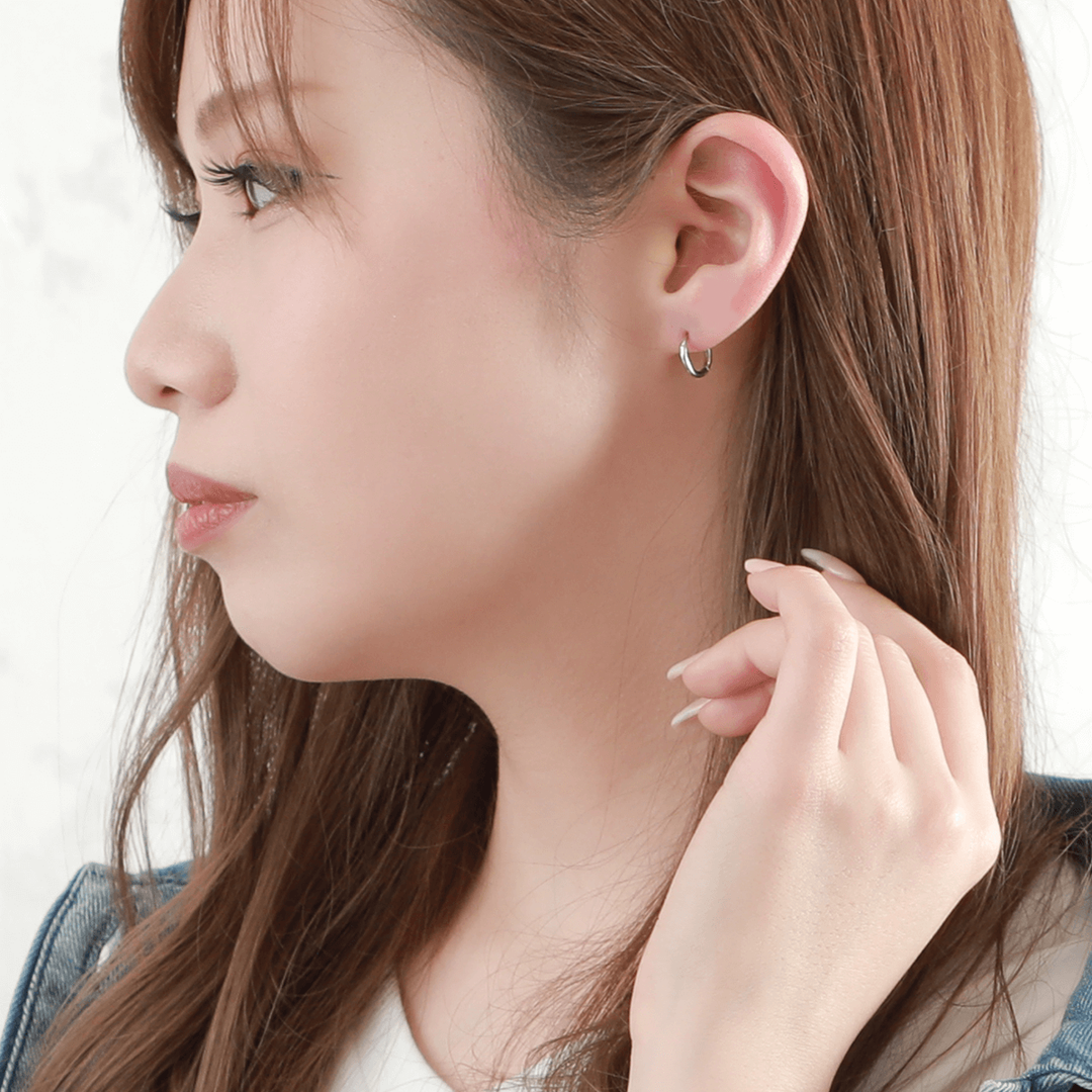 sweet pea 片耳ピアス K18 天然石 sweet pea 片耳ピアスK18 天然石