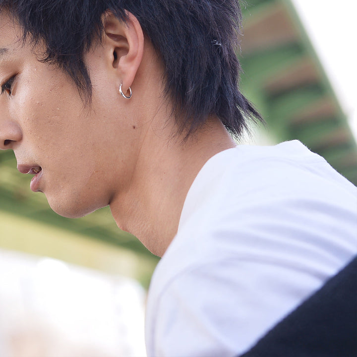 FINE ROUND HOOP PIERCE S(片耳用)