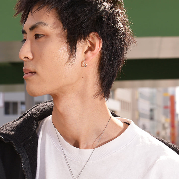 FINE TWIST WIRE HOOP PIERCE S(片耳用)
