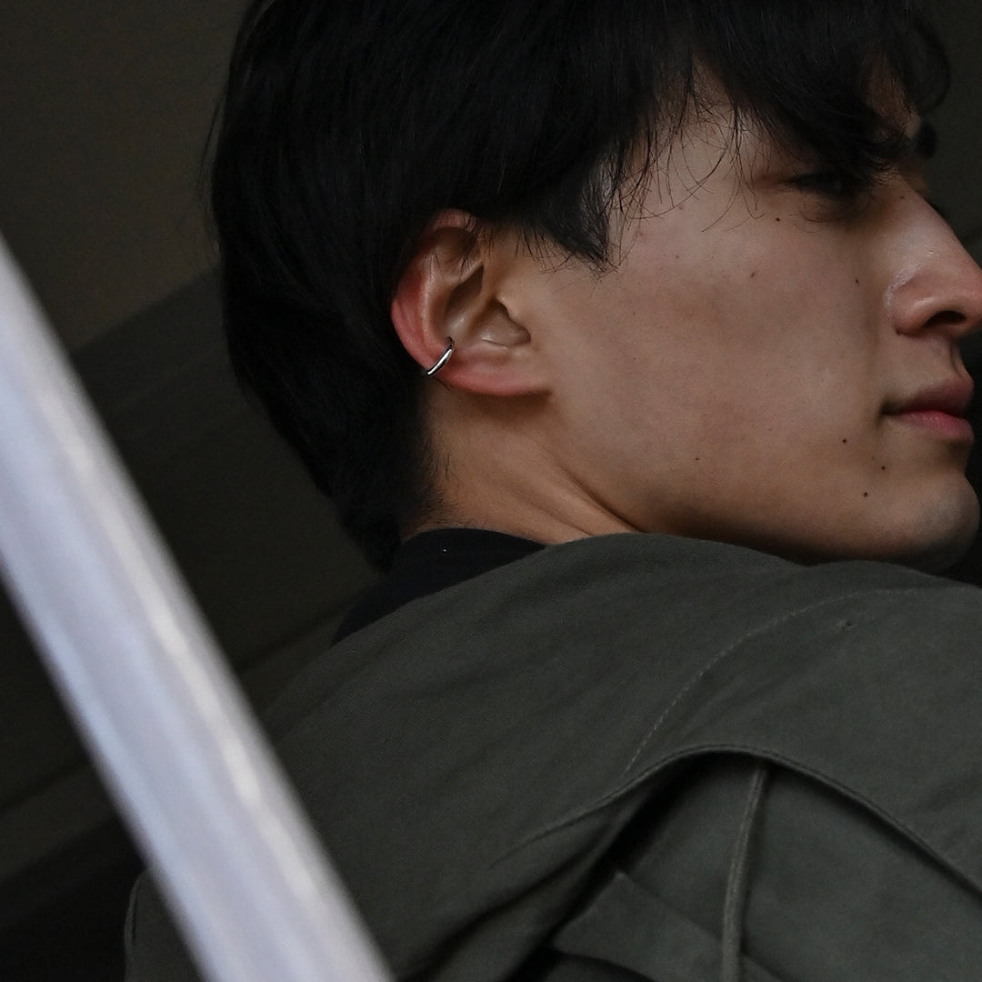 FINE ROUND EAR CUFF M(片耳用)