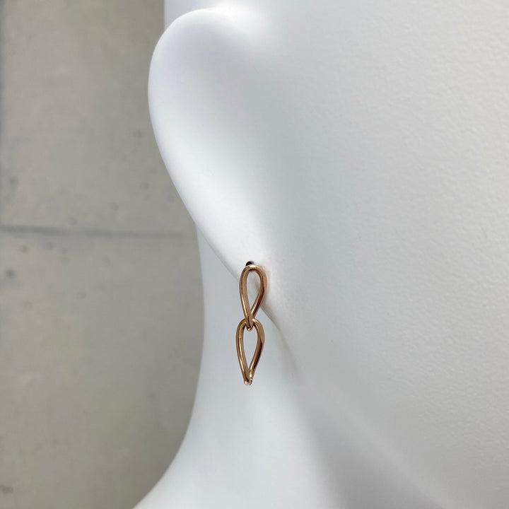 オーバルチェーンピアス(両耳用)