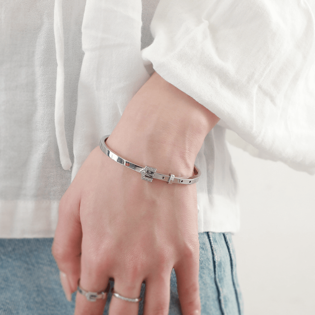 クライミー シルバーバングル GOOD LUCK & GOD BLESS クライミー シルバーバングル GOOD LUCK & GOD BLESS