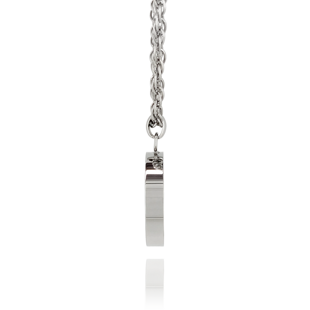 送料関税込【MNML】グレースネックレス silver ナンバーコインネックレス / SGN-327 – BLESS