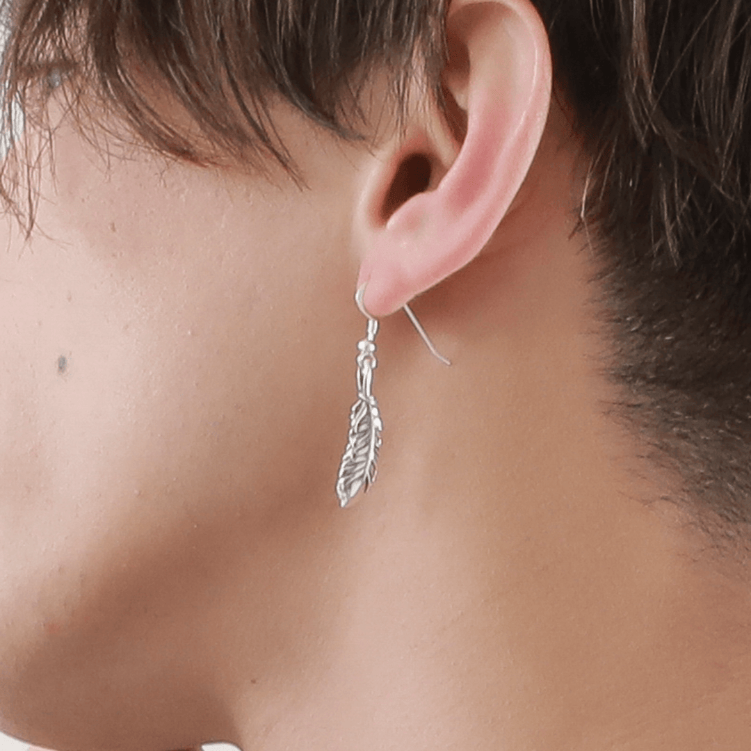 INTELLECTUAL FEATHER DROP PIERCE(片耳用)