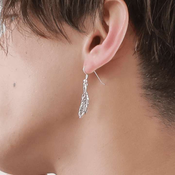 INTELLECTUAL FEATHER DROP PIERCE(片耳用)