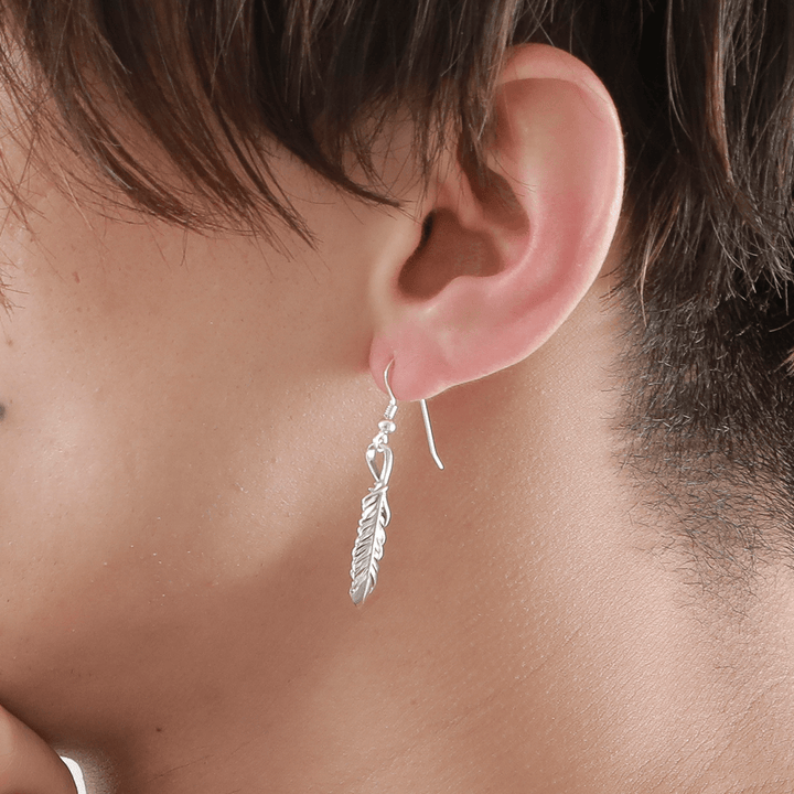INTELLECTUAL FEATHER DROP PIERCE(片耳用)