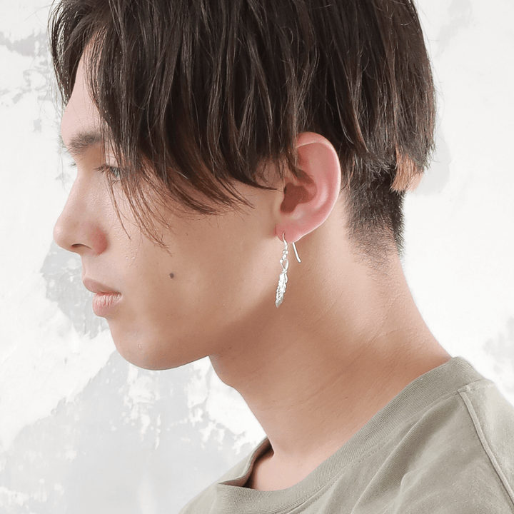 INTELLECTUAL FEATHER DROP PIERCE(片耳用)