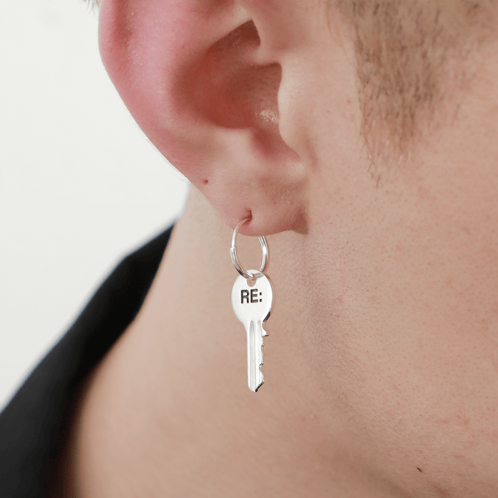 OFF THE WALL RE: KEY HOOP PIERCE(片耳用)