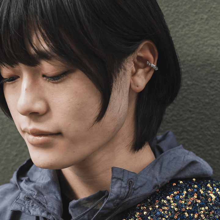 TRIPLE X HORSE SHOE EAR CUFF(片耳用)