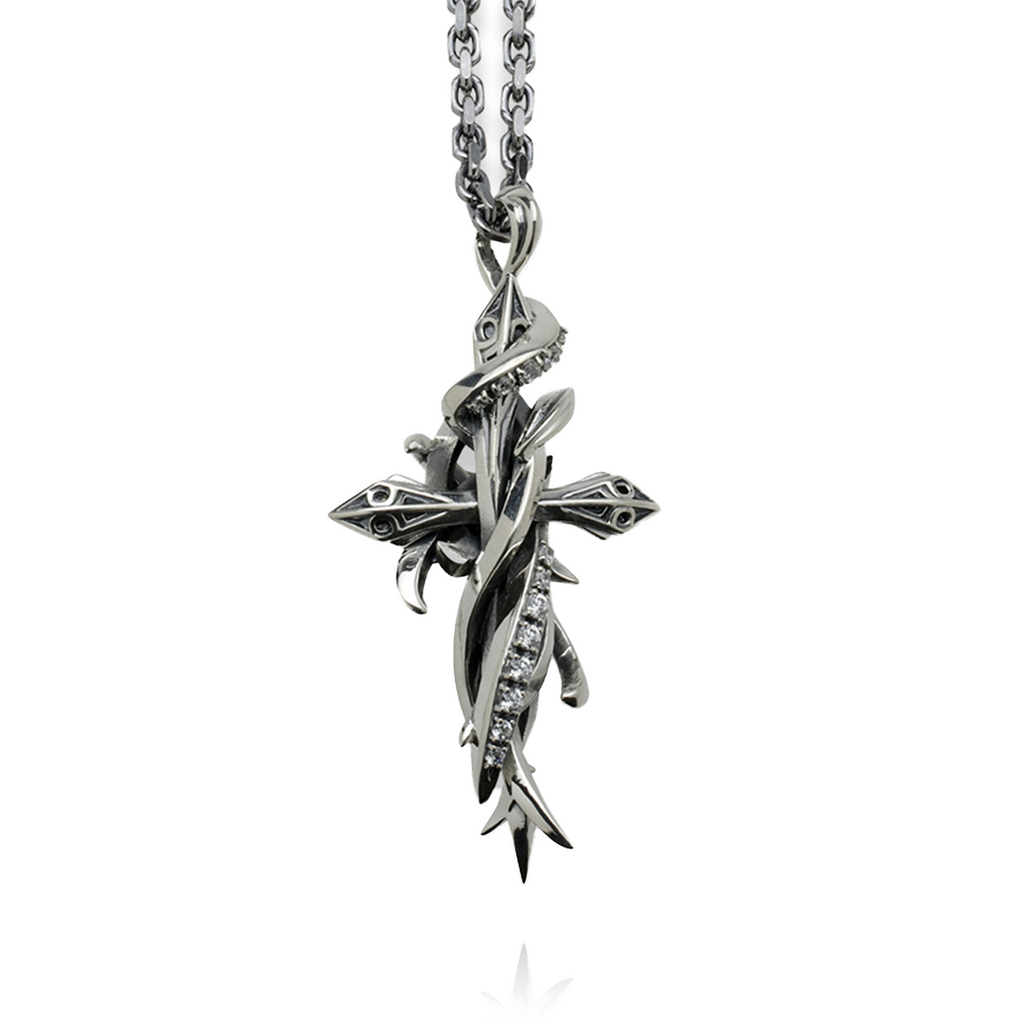 ペンダント　アセンション TENTACLES CROSS PENDANT L MELEE / XP-001 – BLESS