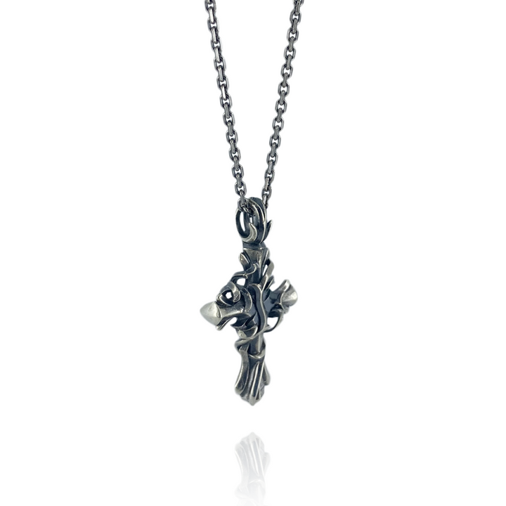 THORN CROSS DIAMOND PENDANT M